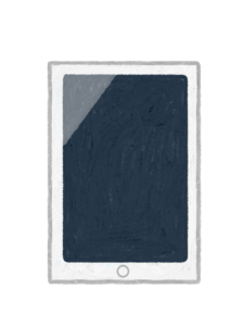 -iPad風イラスト　©Atelier-Funipo-225x300 タブレットPCイラスト　iPadなどのタブレット端末　©Atelier Funipo